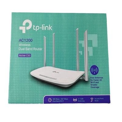 TP-Link Archer C50 듀얼 밴드 1200Mbps 와이파이 라우터 4*5dBi 안테나