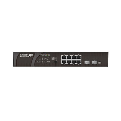110W 전원 공급 8포트 RG-ES110GD-P V2 RG-ES110GDS-P 기가비트 POE 액세스 네트워크 스위치