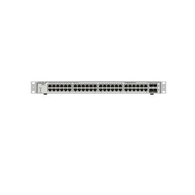 용량 Ruijie Reyee 48 포트 기가 비트 액세스 10G 업링크 레이어 2 네트워크 관리 PoE 스위치 RG-NBS3200-48GT4XS-P