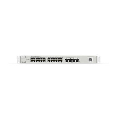 24포트 10/100/1000Mbps 레이어 2 관리 스위치 4부류 포트 및 ERPS