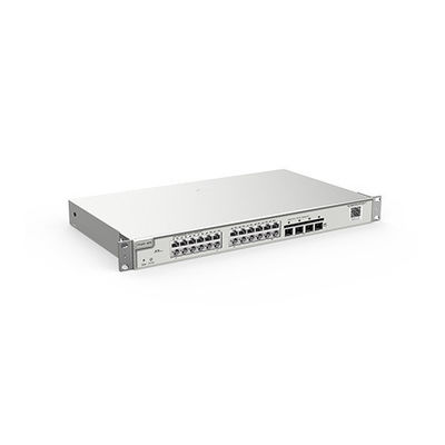24포트 10/100/1000Mbps 레이어 2 관리 스위치 4부류 포트 및 ERPS