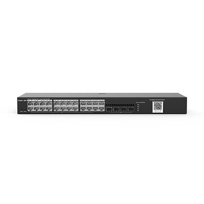 프라이빗 몰드 24포트 기가비트 스위치, 4개의 SFP Uplinks와 336Gbps의 스위칭 용량